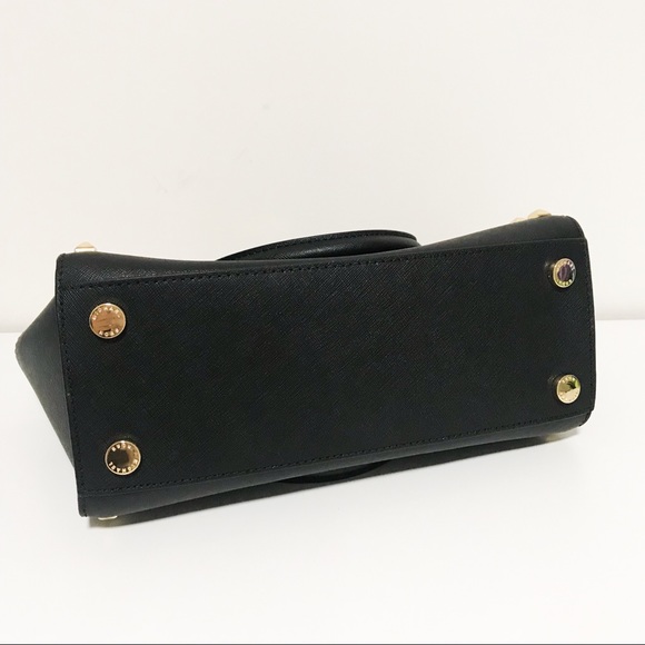 Michael Kors Selma Studs Satchel Black - Picture 3 of 6